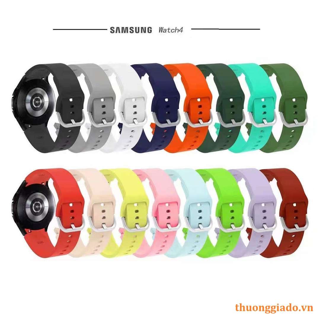 Dây đồng hồ Samsung Galaxy Watch 4 (chất liệu silicone dẻo)