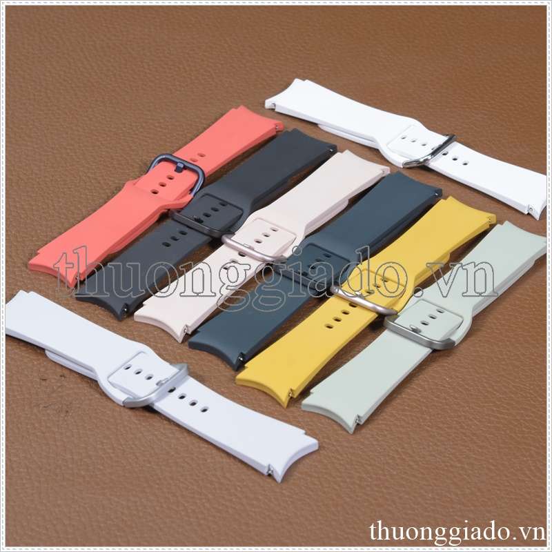 Dây đồng hồ Samsung Galaxy Watch 4 cao su fluoroelastomer chính hãng