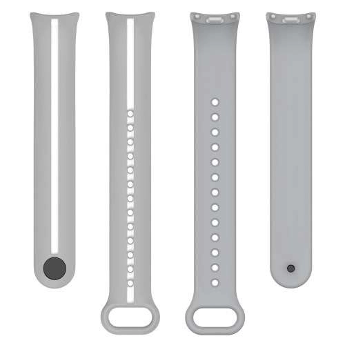 Dây đồng hồ Xiaomi Band 9/ Mi Band 8 (silicone, kẻ sọc giữa)