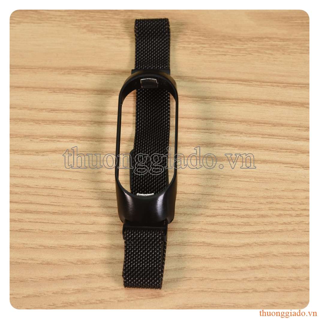 Dây mi band 5, dây mesh, chất liệu hợp kim khóa hít nam châm