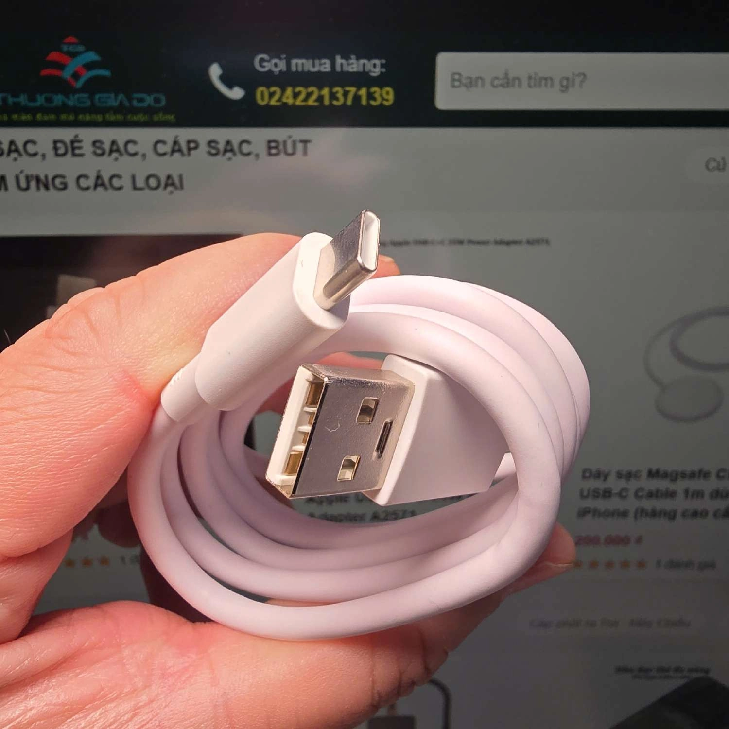 Dây sạc nhanh Oppo 12A (USB sang Type-C)