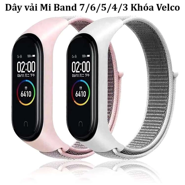 Dây vải Xiaomi Mi Band 7 khóa velco