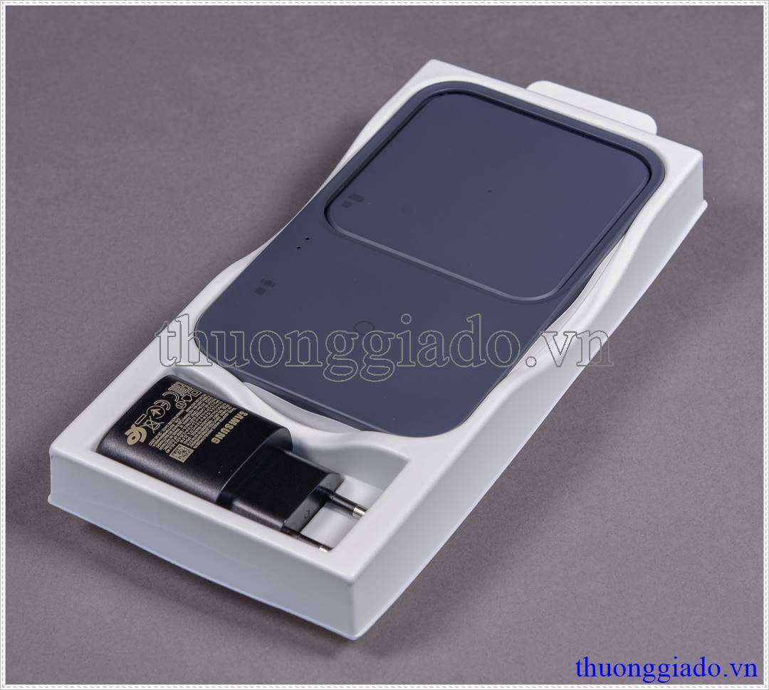 Đế sạc đôi không dây Samsung P5400 Super Fast Wireless Charger Duo (Max 15W) kèm bộ cáp sạc 25W