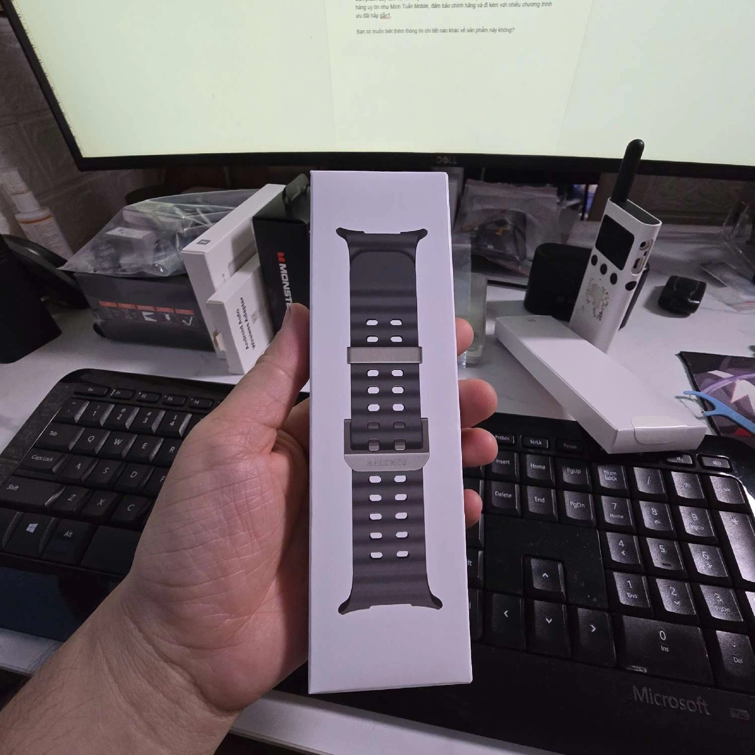 Dây đeo silicon Ocean dành cho Samsung Galaxy Watch Ultra  Dây đeo silicon Ocean dành cho Samsung Galaxy Watch Ultra