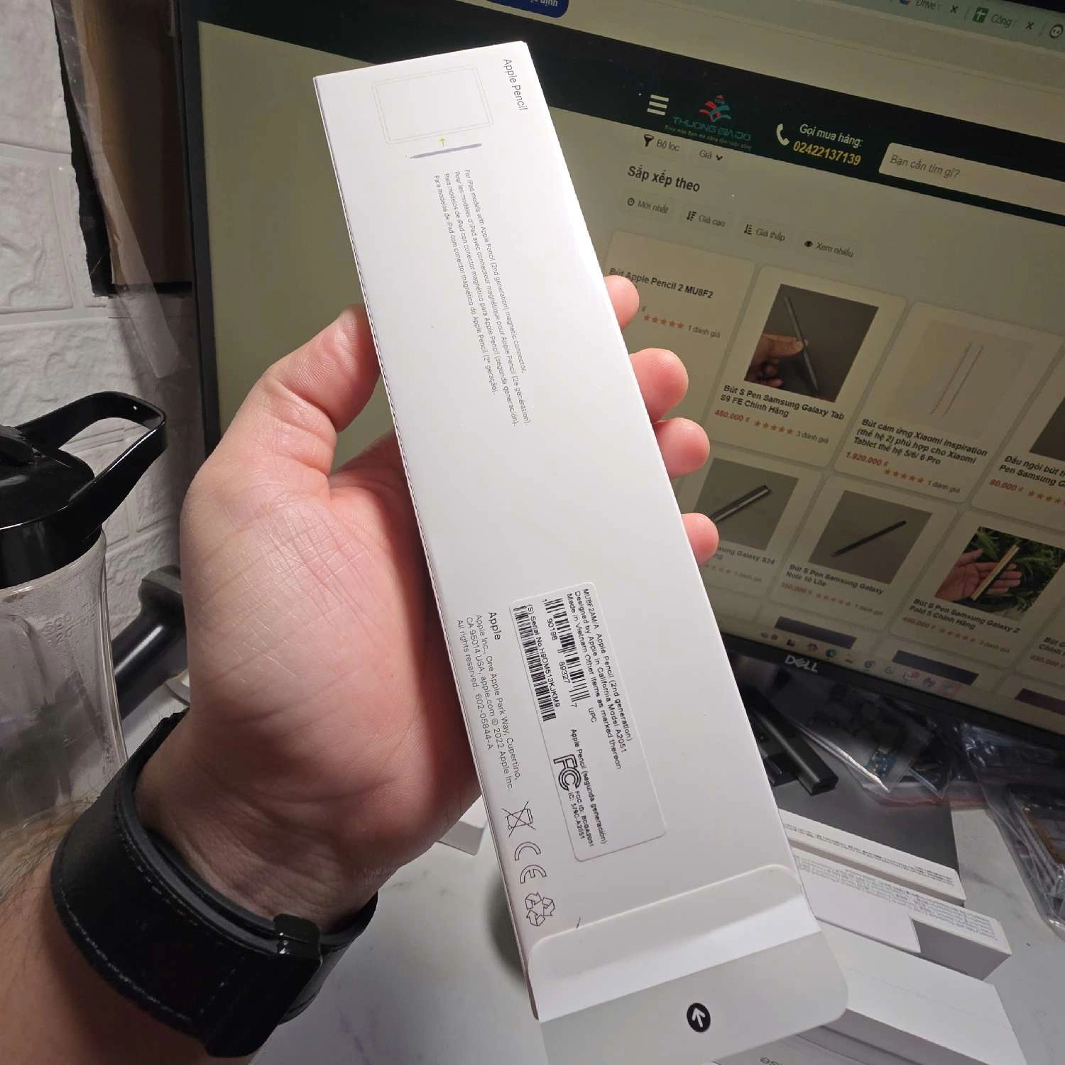 Bút Apple Pencil 2 MU8F2 (A2051)