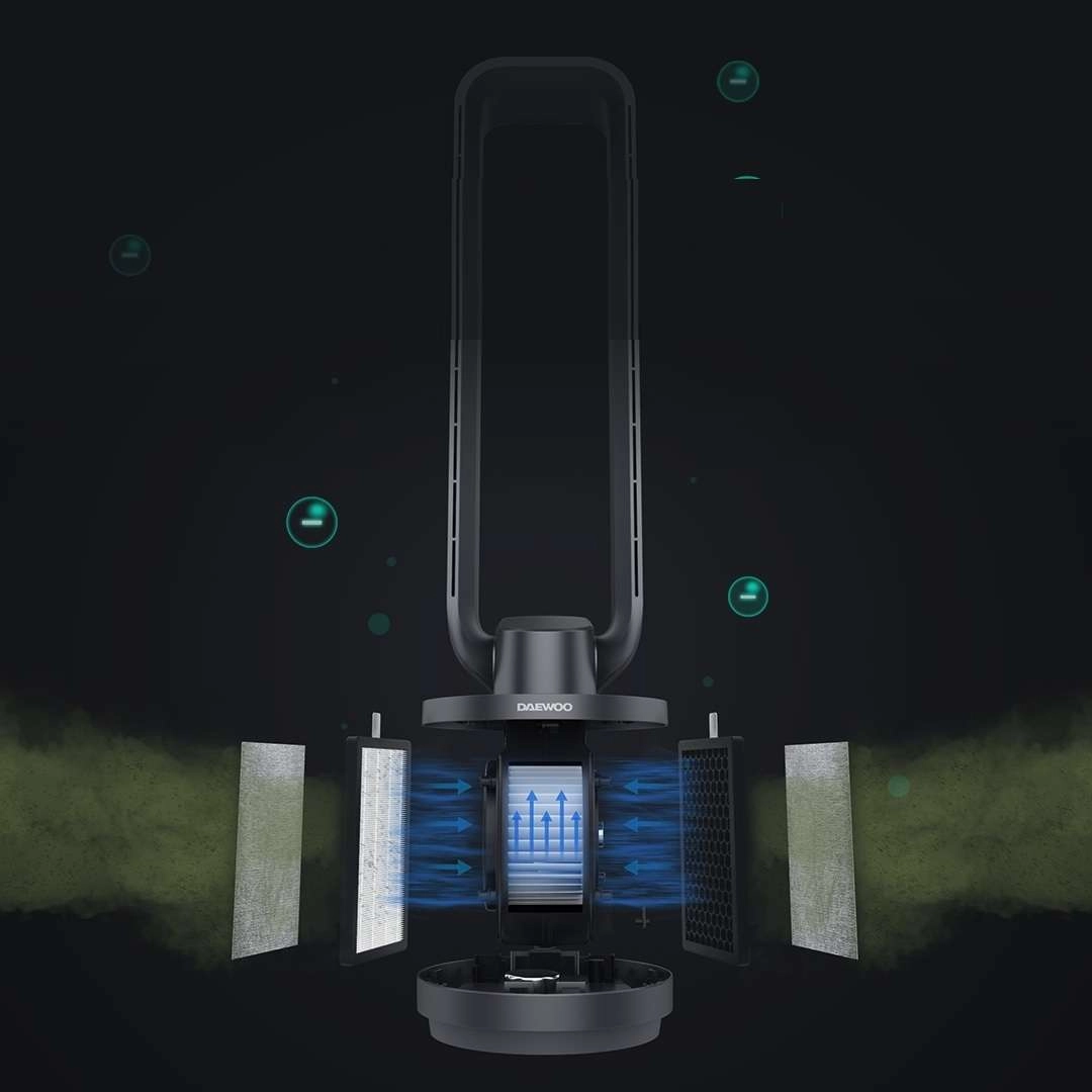 Quạt không cánh thông minh Daewoo Midnight Blue F9 Max	 Quạt không cánh thông minh Daewoo Midnight Blue F9 Max