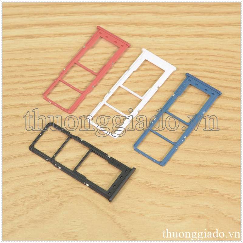 Khay sim Samsung Galaxy A12 (3 in 1), 2 ngăn đựng nano sim và 1 ngăn đựng thẻ nhớ TF