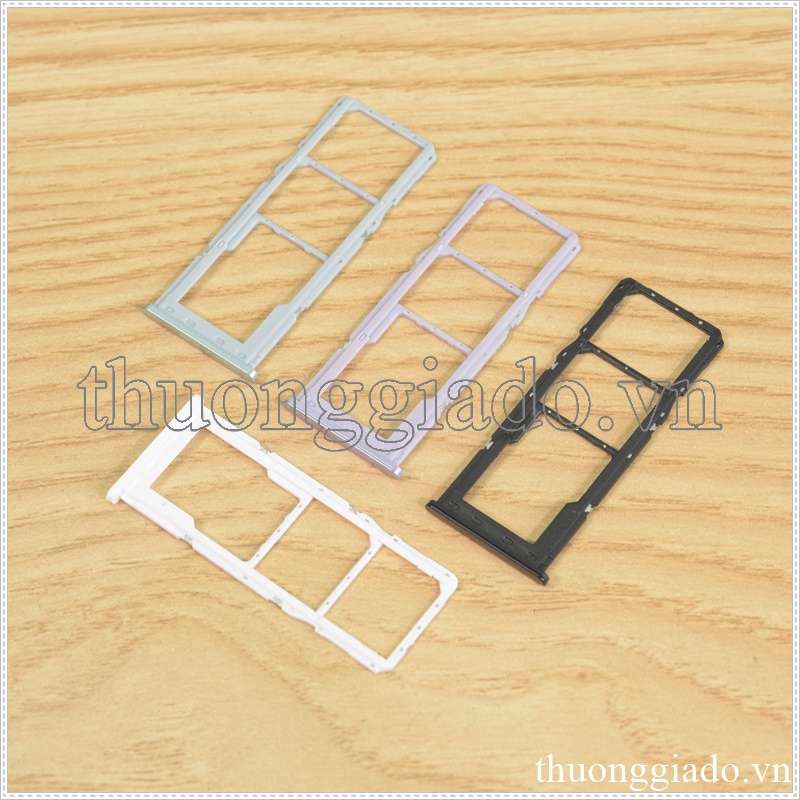 Khay sim Samsung Galaxy A22 (3 in 1), 2 ngăn đựng nano sim và 1 ngăn đựng thẻ nhớ TF