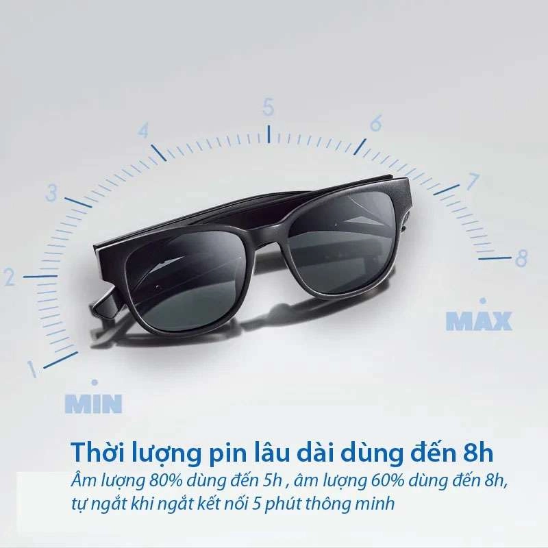 Kính mắt thời trang thông minh Xiaomi Zenph. Kính chống ánh sáng xanh và tia UV kết nối bluetooth 5.0