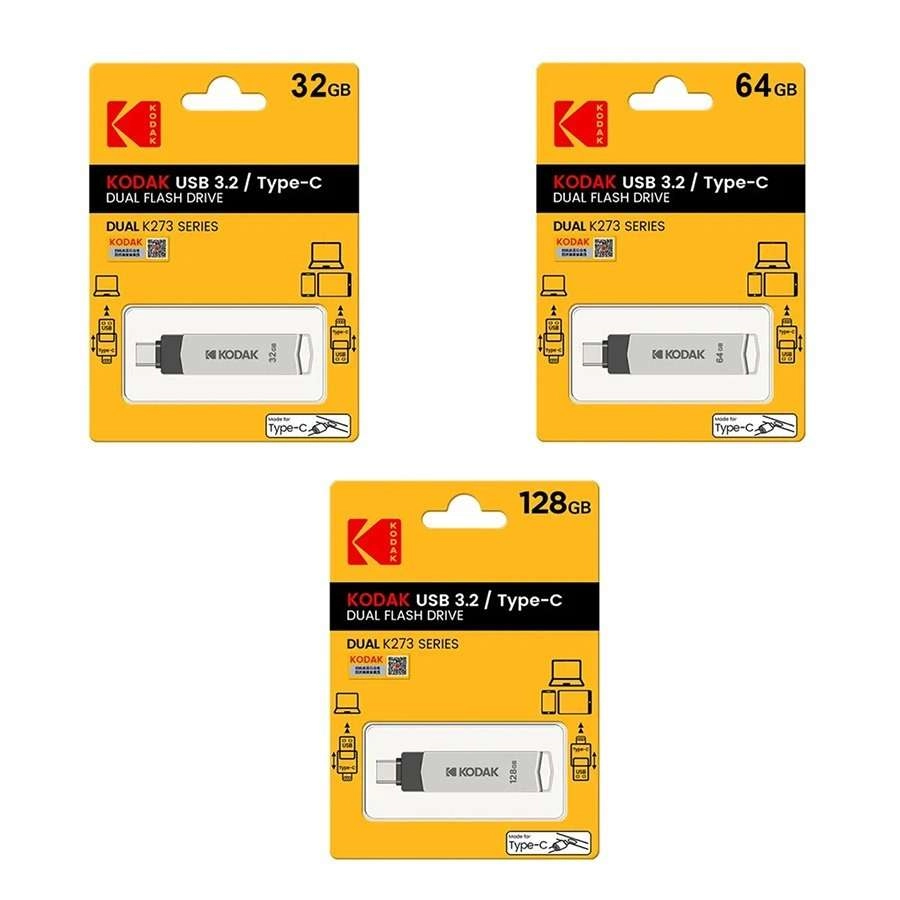 Kodak Dual Flash Drive USB-A 3.2/Type-C 32GB