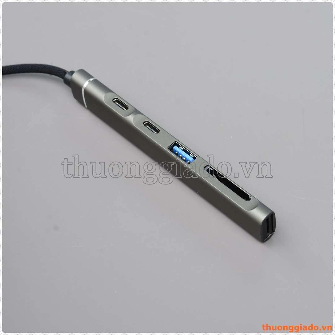 Lightning Type C to combo usb hub (5 in 1)