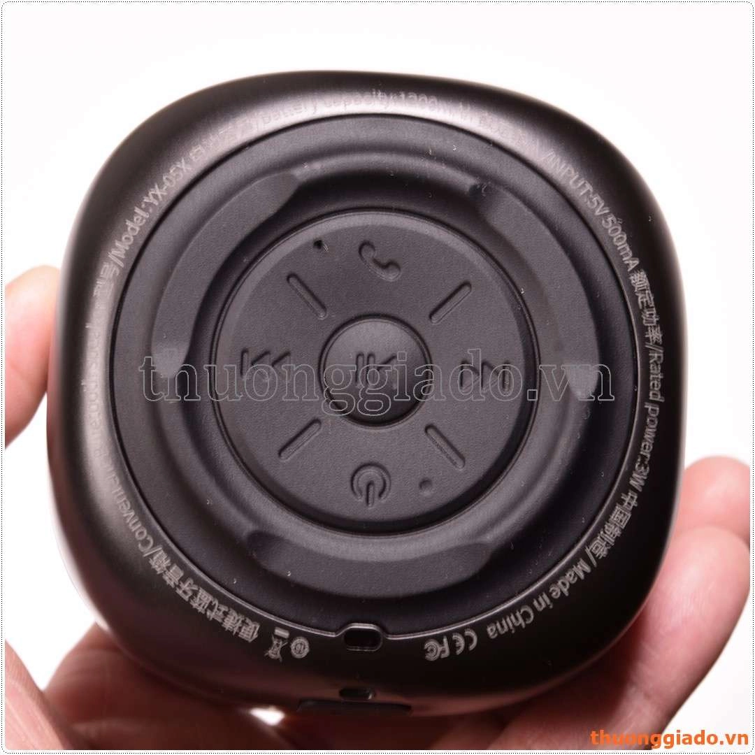 Loa bluetooth YX-05X hỗ trợ đàm thoại chuyển bài, tăng giảm âm lượng, play/stop