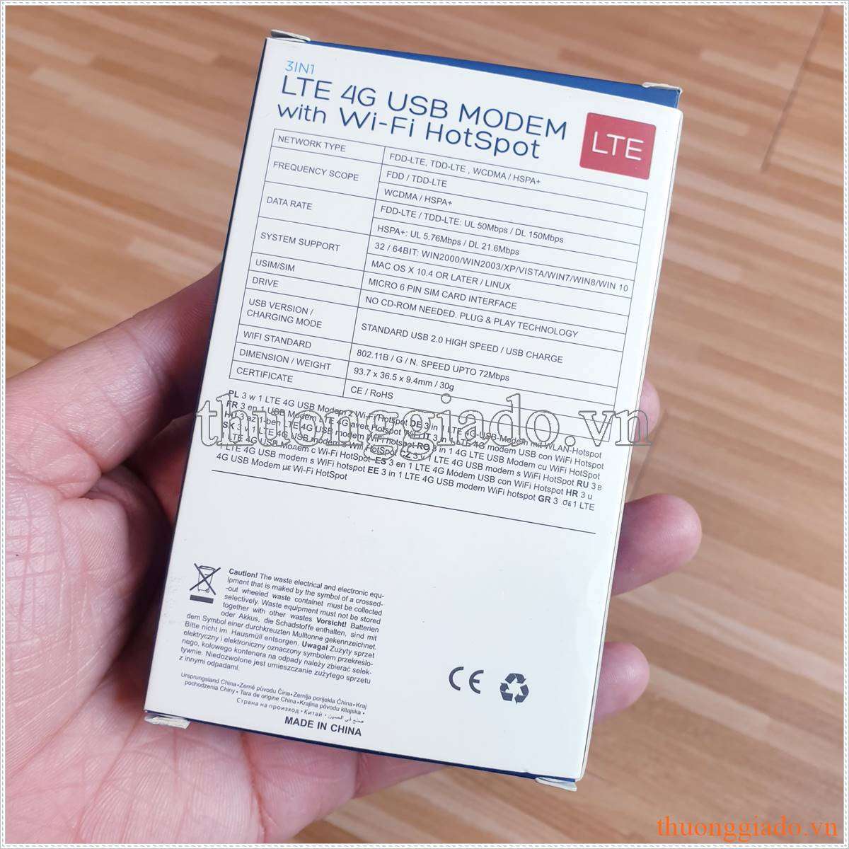LTE 4G WIFI Dongle - USB phát WIFI từ sim 4G/ 3G dùng được đa mạng - Bộ phát wifi di động 150Mbps 50Mbps