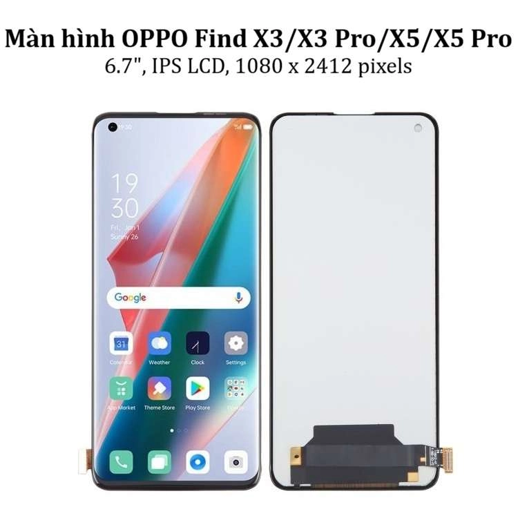 Thay màn hình OPPO Find X3 / Find X3 Pro / Find X5 / Find X5 Pro , 6.7 inchs, IPS LCD, 1080 x 2340 Pixels