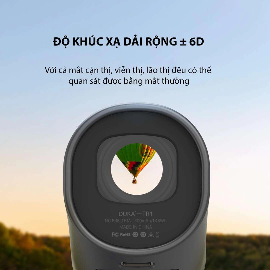 Máy đo khoảng cách sử dụng kính viễn vọng Xiaomi Duka TR1, đo chính xác 3-1000m, chiêm ngưỡng cảnh đẹp Máy đo khoảng cách sử dụng kính viễn vọng Xiaomi Duka TR1, đo chính xác 3-1000m, chiêm ngưỡng cảnh đẹp