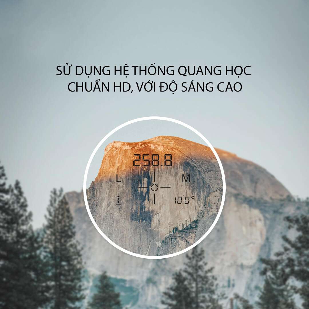 Máy đo khoảng cách sử dụng kính viễn vọng Xiaomi Duka TR1, đo chính xác 3-1000m, chiêm ngưỡng cảnh đẹp