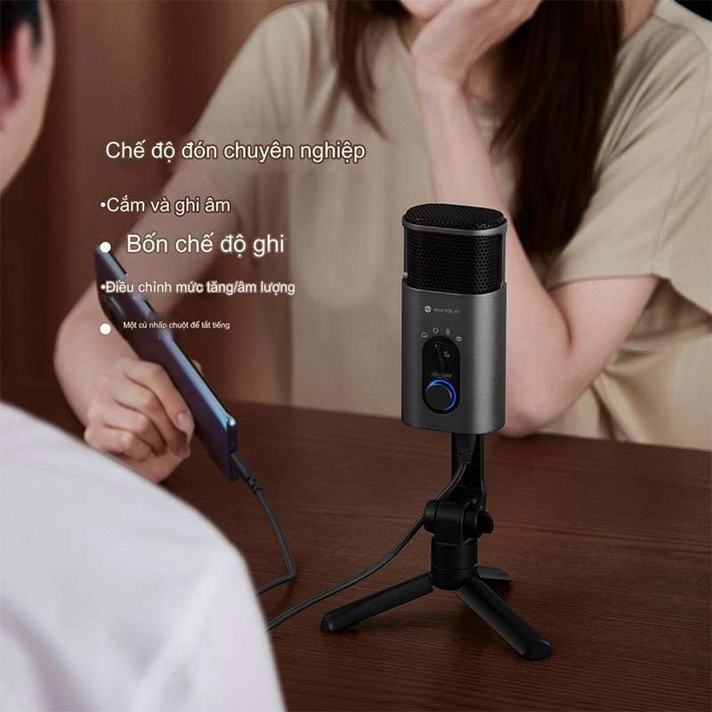 Micrô phát sóng trực tiếp có dây Yuemi