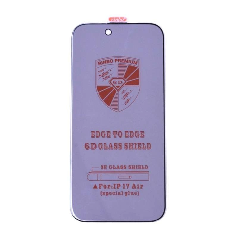 Miếng dán kính cường lực chống nhìn trộm iPhone 17 / iPhone 17 Pro / iPhone 17 Pro Max / iPhone Air 2025 (9H, tràn viền Special Glue) hiệu Rinbo