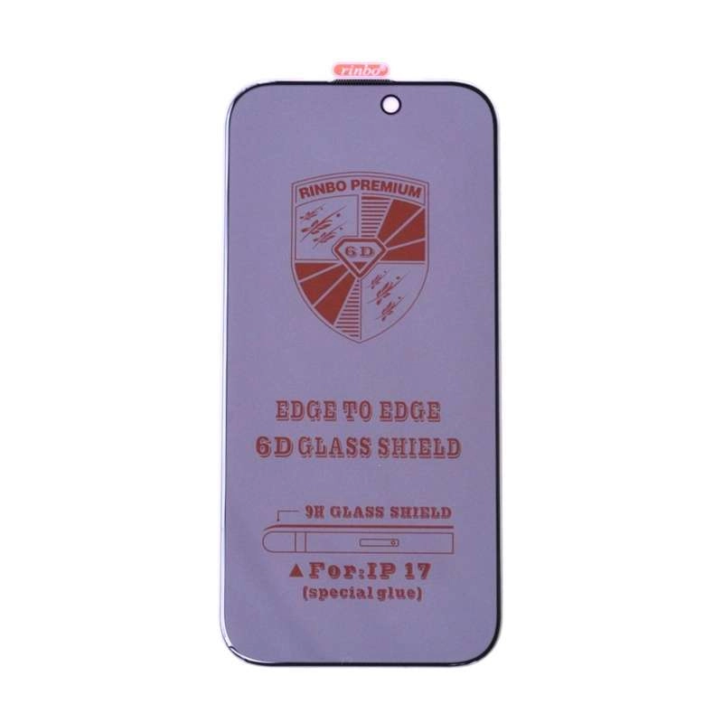 Miếng dán kính cường lực chống nhìn trộm iPhone 17 / iPhone 17 Pro / iPhone 17 Pro Max / iPhone Air 2025 (9H, tràn viền Special Glue) hiệu Rinbo