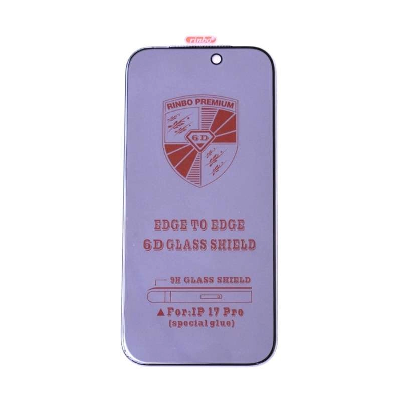 Miếng dán kính cường lực chống nhìn trộm iPhone 17 / iPhone 17 Pro / iPhone 17 Pro Max / iPhone Air 2025 (9H, tràn viền Special Glue) hiệu Rinbo