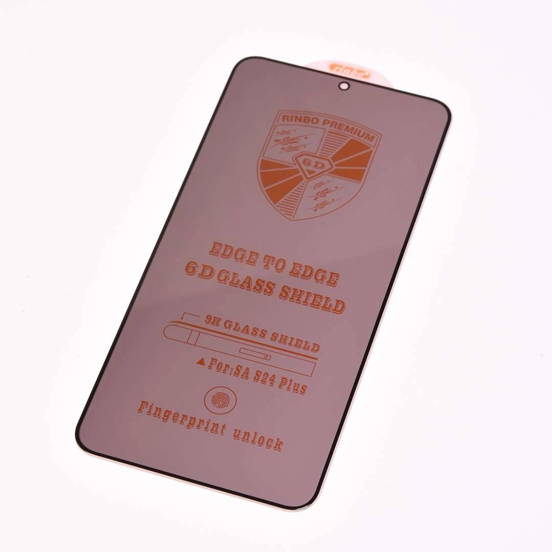 Miếng dán kính cường lực chống nhìn trộm Samsung Galaxy S25 Ultra, S25 Plus, S25 (hiệu Rinbo, full màn, 9H)