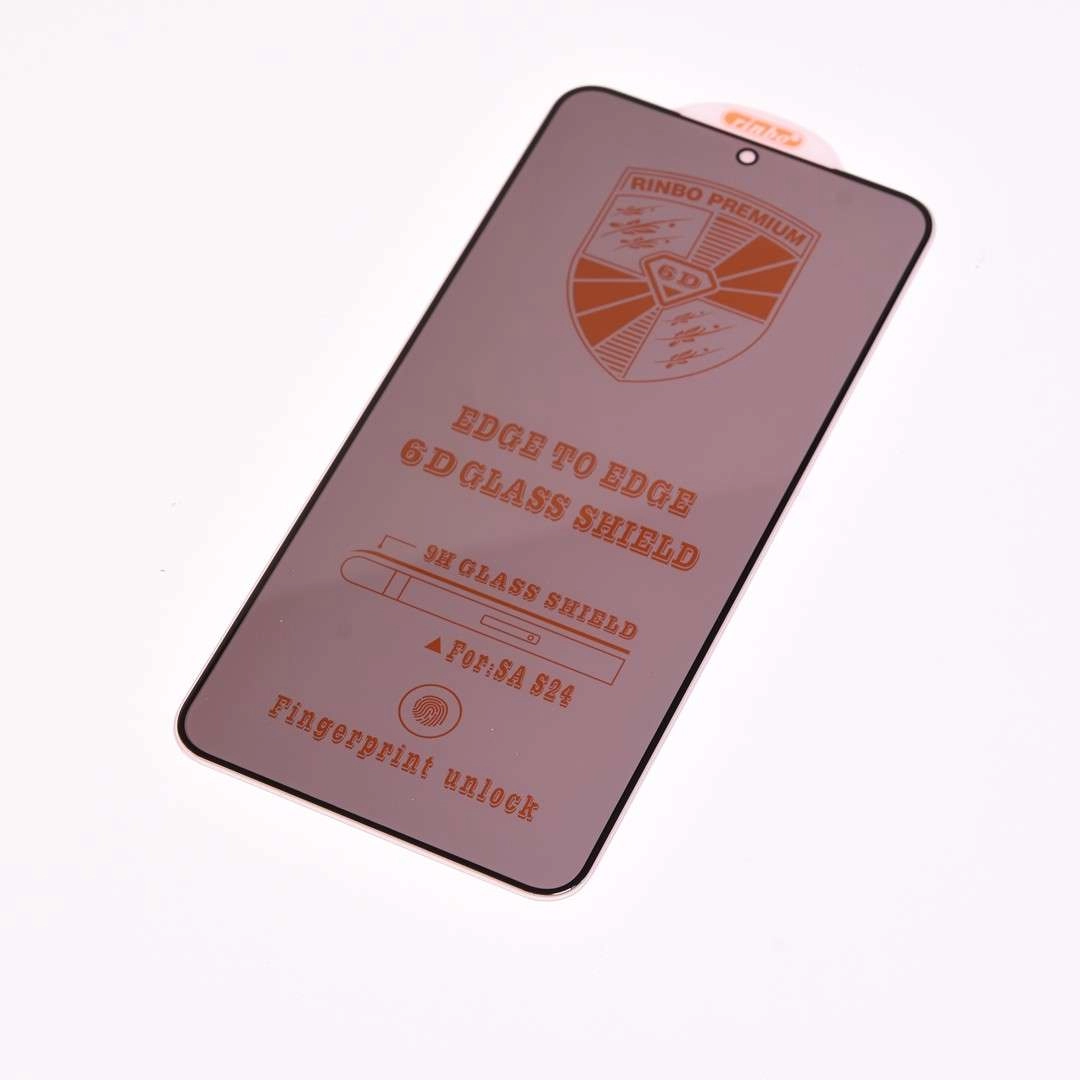 Miếng dán kính cường lực chống nhìn trộm Samsung Galaxy S25 Ultra, S25 Plus, S25 (hiệu Rinbo, full màn, 9H)