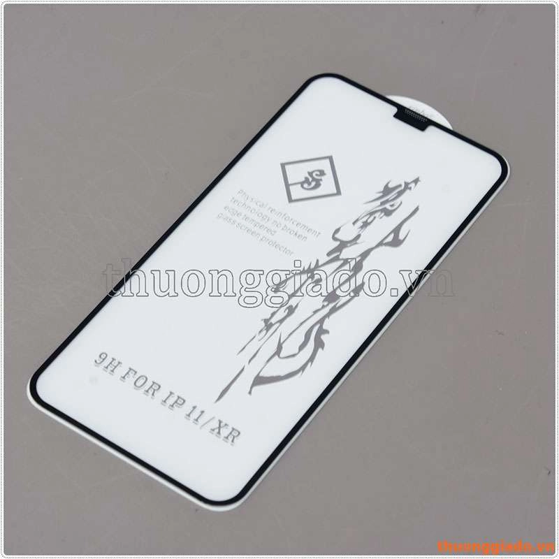 Miếng dán kính cường lực chống vân tay iPhone 11, iPhone XR hiệu Rinbo