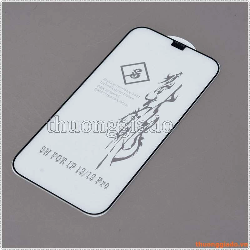 Miếng dán kính cường lực chống vân tay iPhone 12 hiệu Rinbo