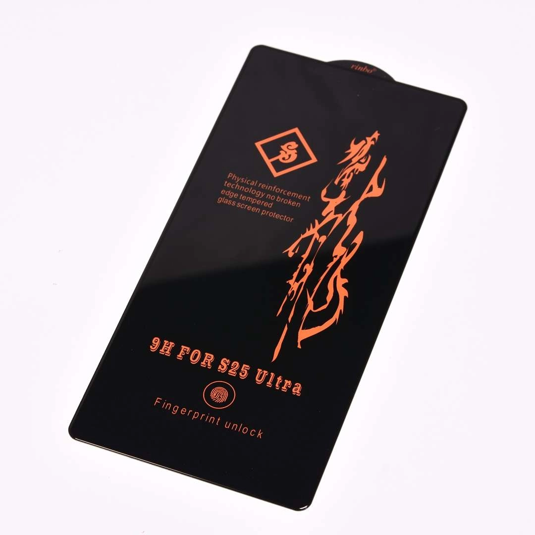 Miếng dán kính cường lực Samsung Galaxy S25 Ultra, S25 Plus, S25 (hiệu Rinbo, trong suốt, full màn, 9H)