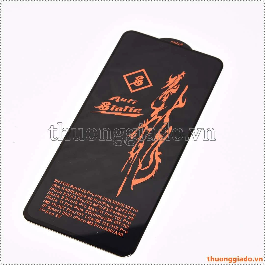Miếng dán kính cường lực Xiaomi Poco X2 (hiệu Rinbo, full màn, 9H)