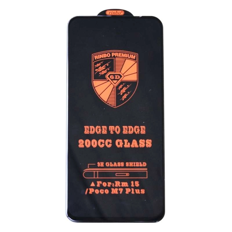 Miếng dán kính cường lực Xiaomi Redmi 15, Poco M7 Plus (hiệu Rinbo, full màn, 9H)