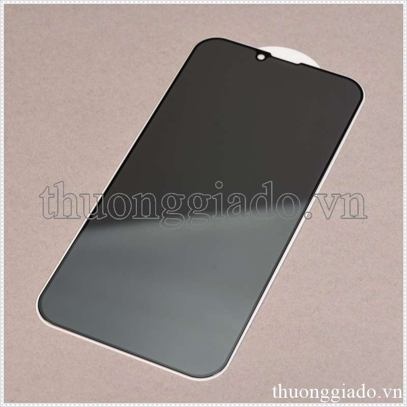 Miếng dán màn hình iPhone 13 Pro (kính cường lực, chống nhìn trộm, 5D, 9H, full keo, full màn)
