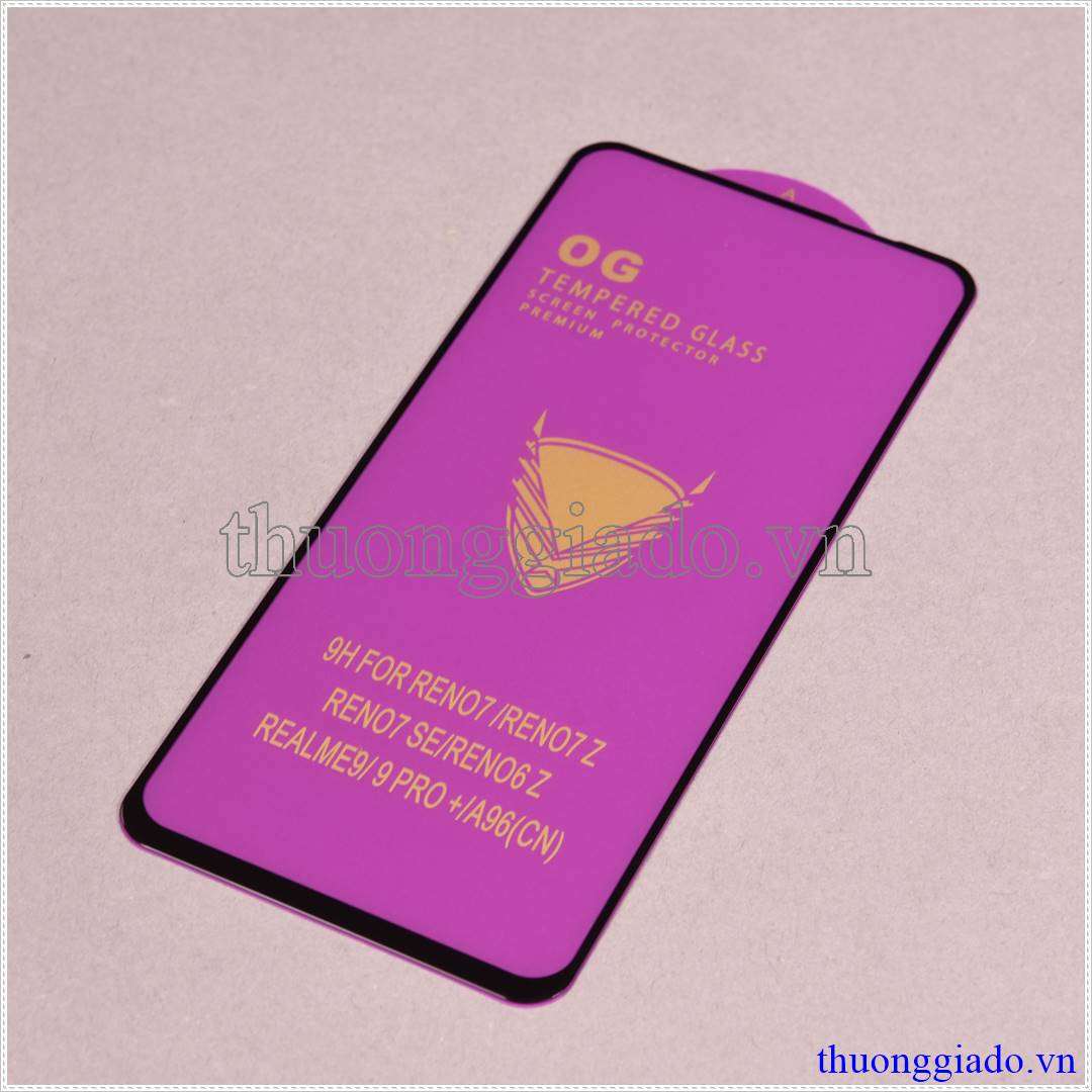Miếng dán màn hình Oppo Reno 7, Reno7 Z, Reno7 SE, Reno6 Z, Realme 9, Realme 9 Pro, A96 (kính cường lực 5d, 9H, full màn