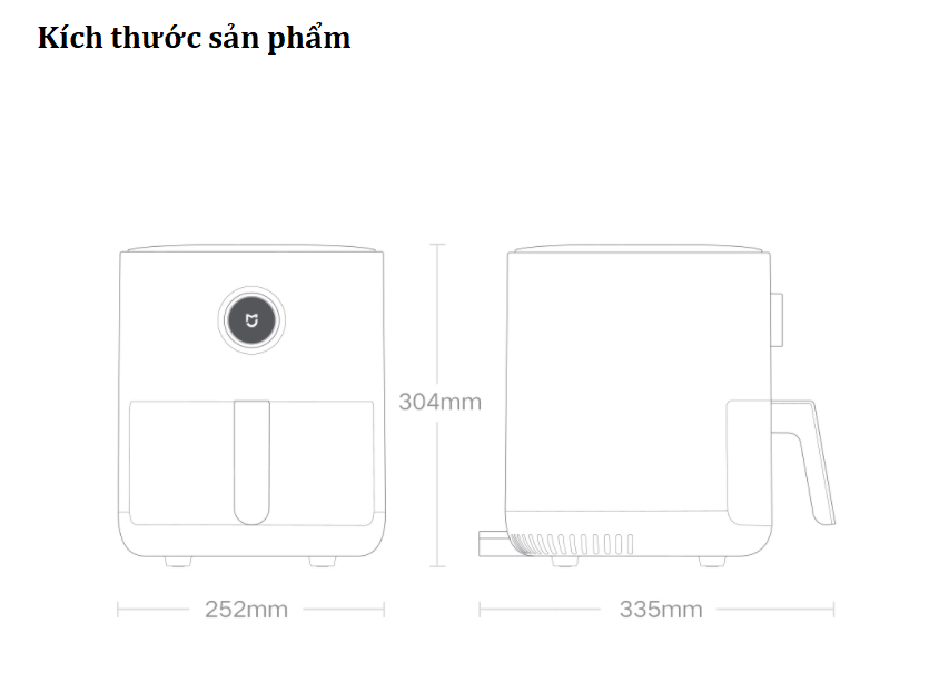 Nồi chiên không dầu Xiaomi Mi Smart Air Fryer 3.5L