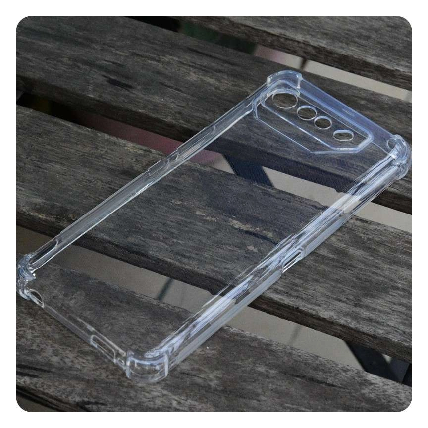 Ốp lưng Asus ROG Phone 7/ 7 Ultimate (ốp silicone dẻo trong suốt, tăng cường chống sốc 4 góc)