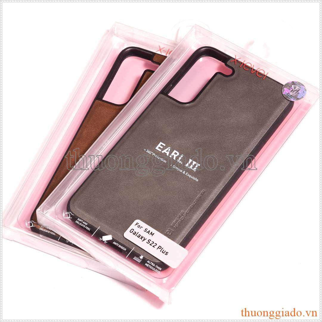 Ốp lưng da Samsung Galaxy S22 Plus X-level EARL III