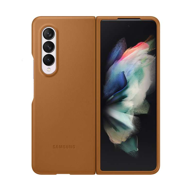 ốp lưng da Samsung Z Fold3 Leather Cover Chính hãng