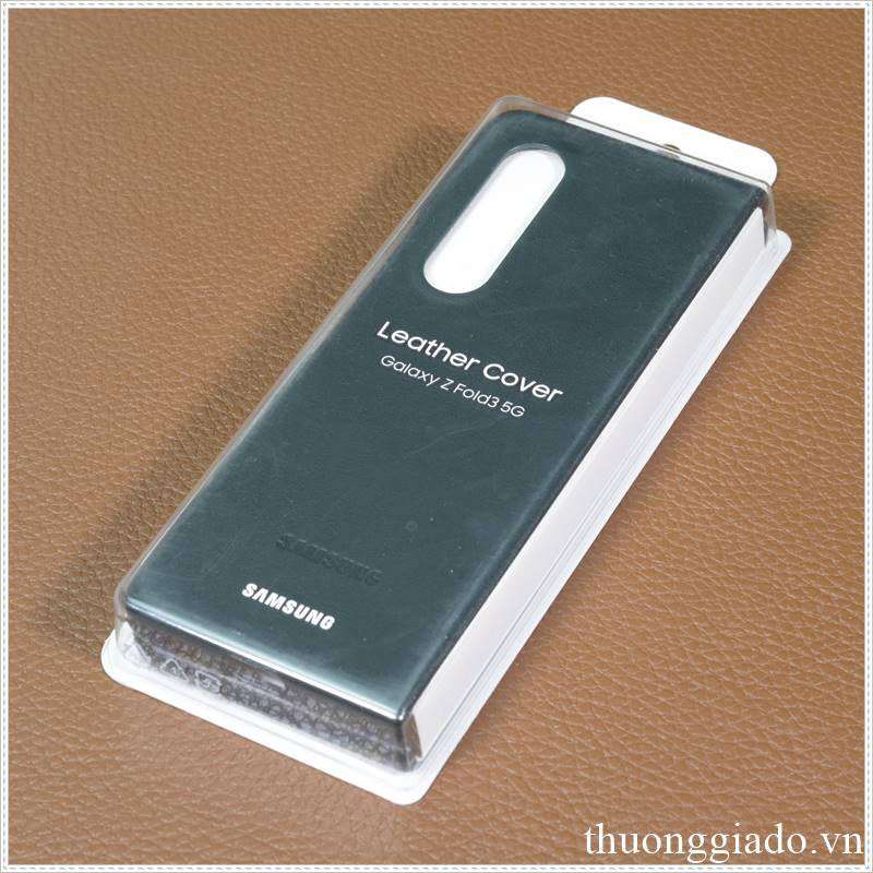 ốp lưng da Samsung Z Fold3 Leather Cover Chính hãng