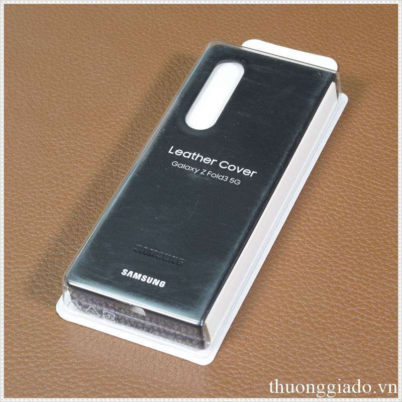 ốp lưng da Samsung Z Fold3 Leather Cover Chính hãng