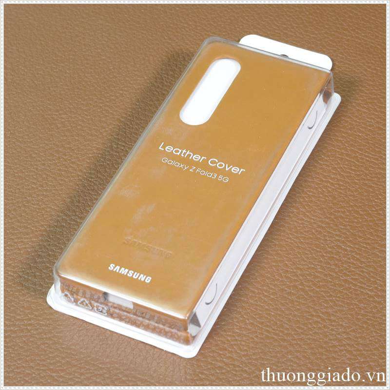 ốp lưng da Samsung Z Fold3 Leather Cover Chính hãng