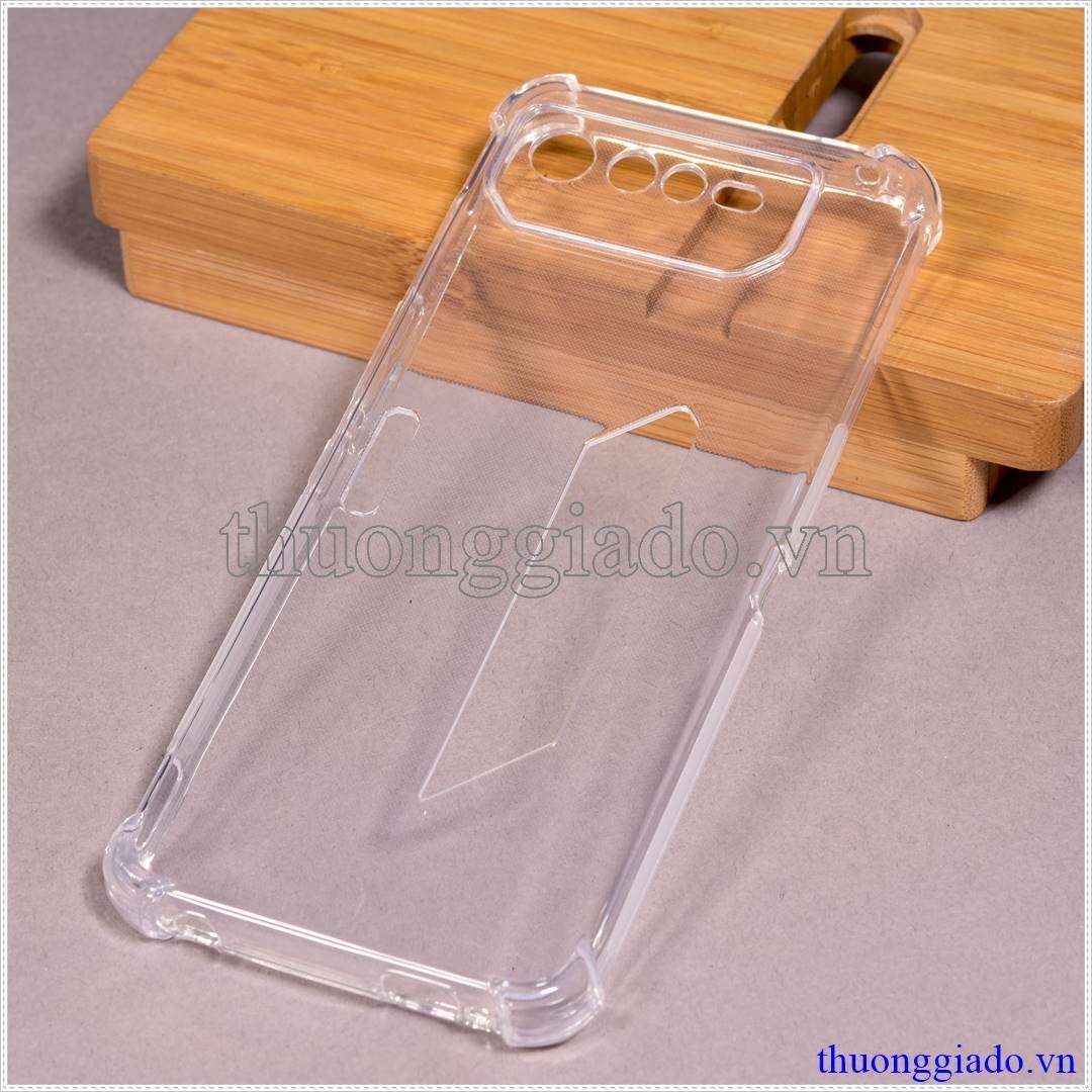 Ốp lưng dẻo Asus ROG Phone 6 (Ốp lưng Silicone trong suốt tăng cường chống sốc 4 góc)