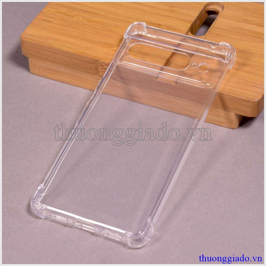 Ốp lưng dẻo Google Pixel 7 Pro ( Ốp lưng Silicone trong suốt tăng cường chống sốc 4 góc)