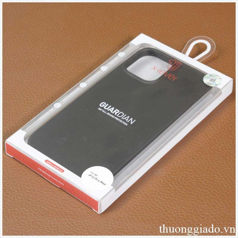 ốp lưng dẻo iphone 12 pro max hiệu x level guardian