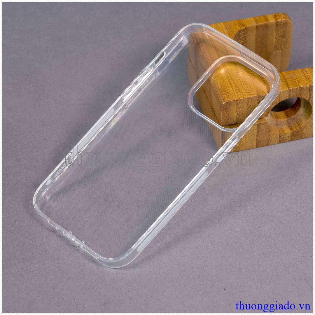 Ốp lưng dẻo iPhone 14 hiệu Vu Case trong suôt