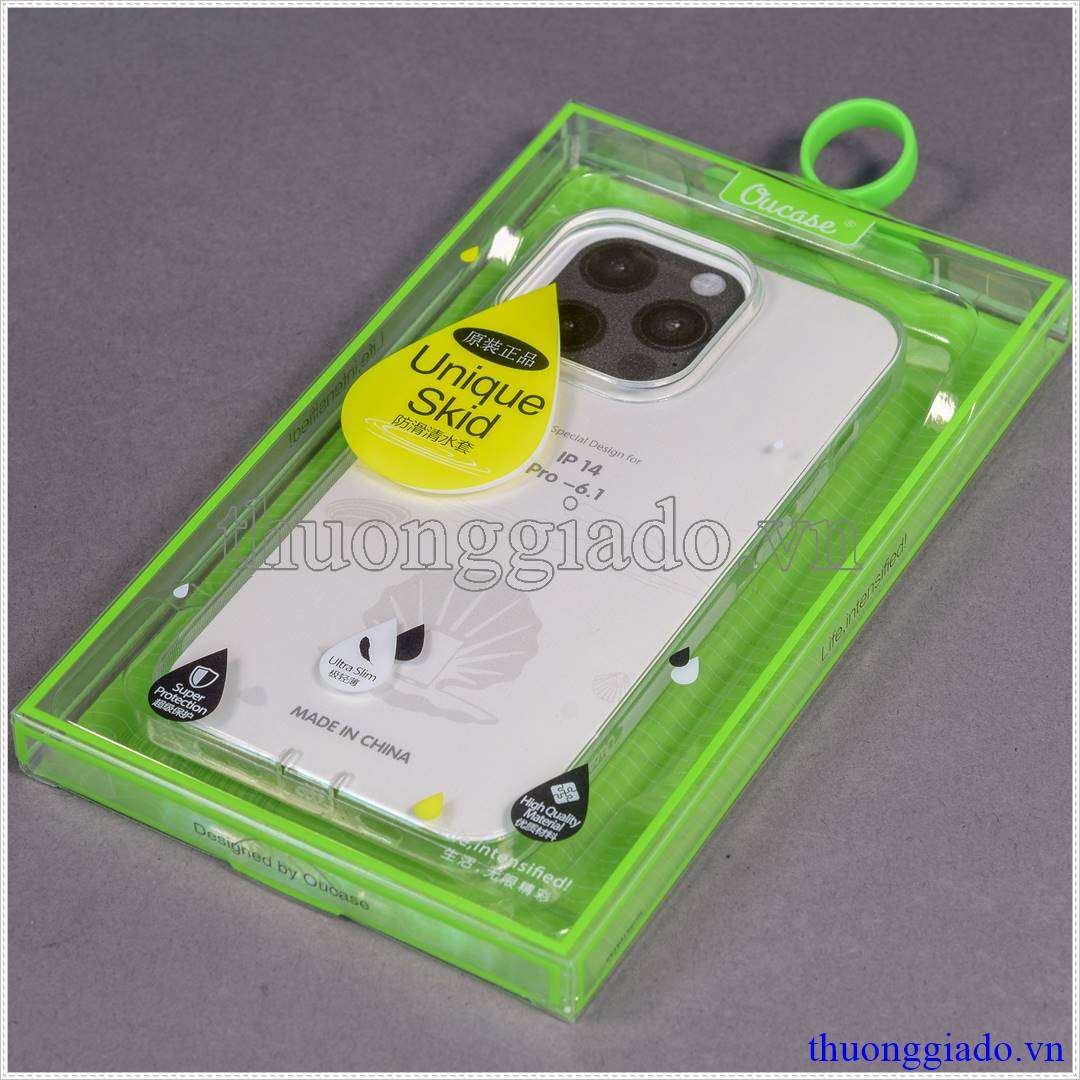 Ốp lưng dẻo iPhone 14 hiệu Vu Case trong suôt