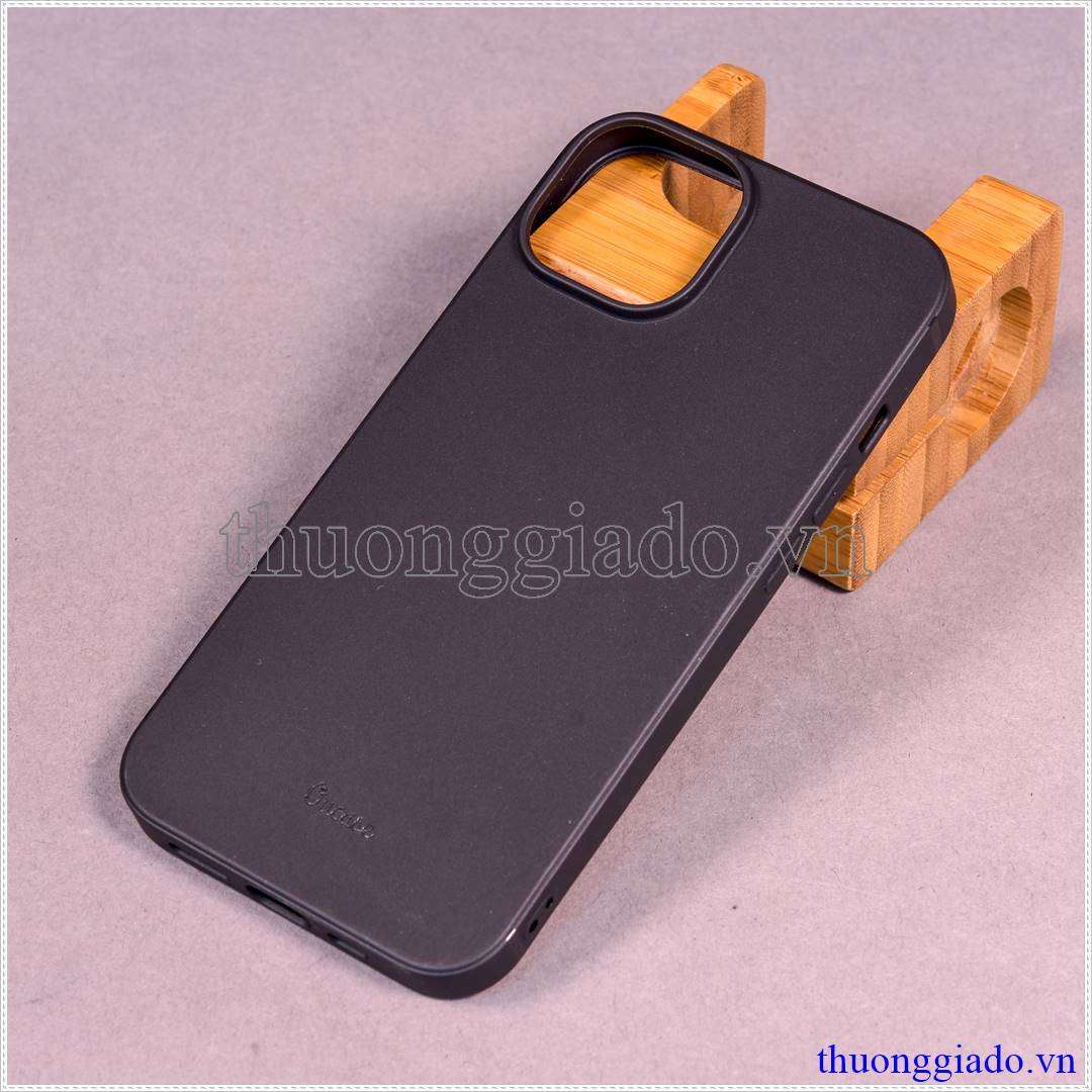 Ốp lưng dẻo iPhone 14 màu đen hiệu VU Case