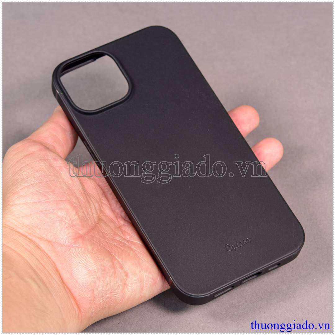 Ốp lưng dẻo iPhone 14 màu đen hiệu VU Case