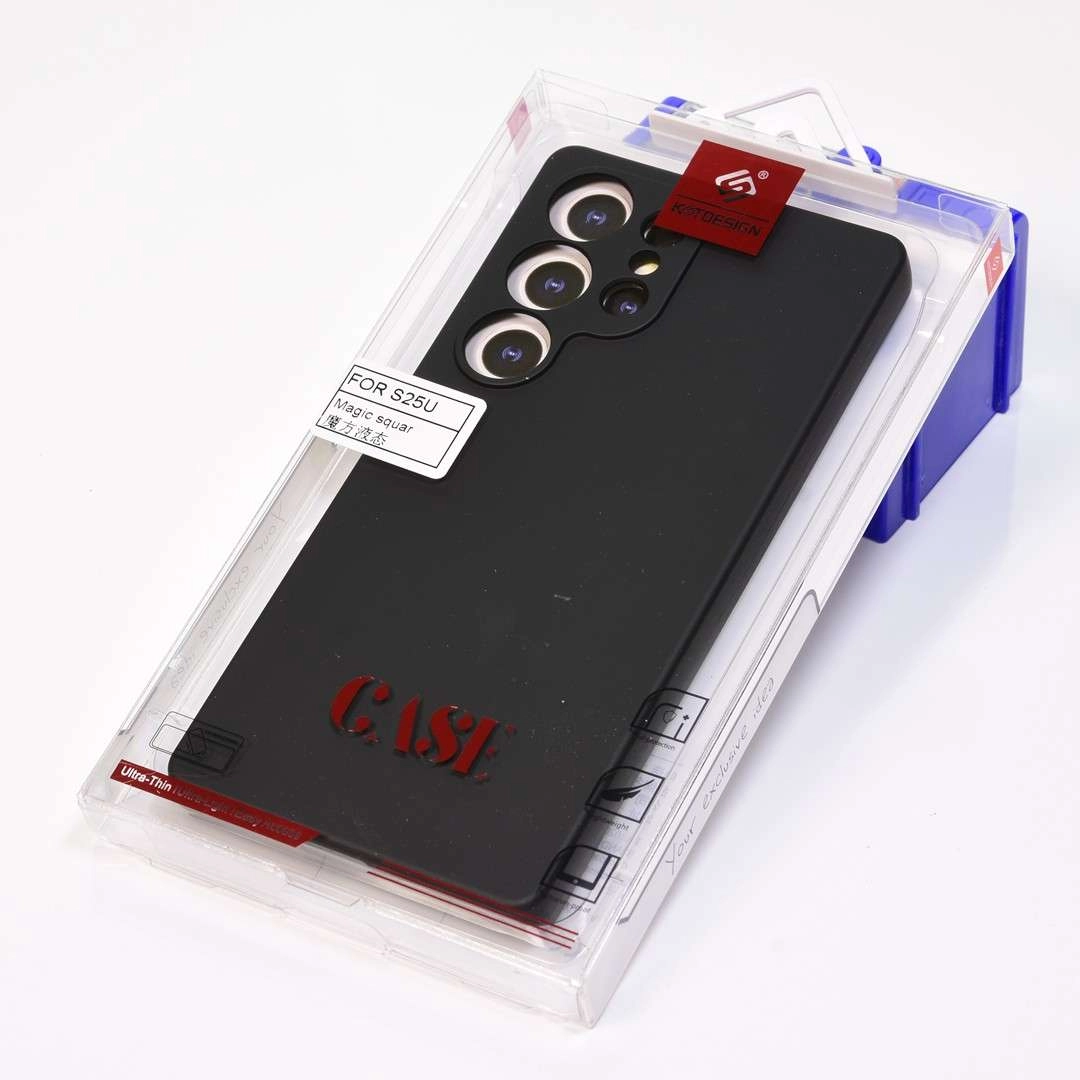 Ốp lưng dẻo màu đen cho Samsung Galaxy S25 Ultra, Galaxy S25 Plus, Galaxy S25 hiệu KST DESIGN