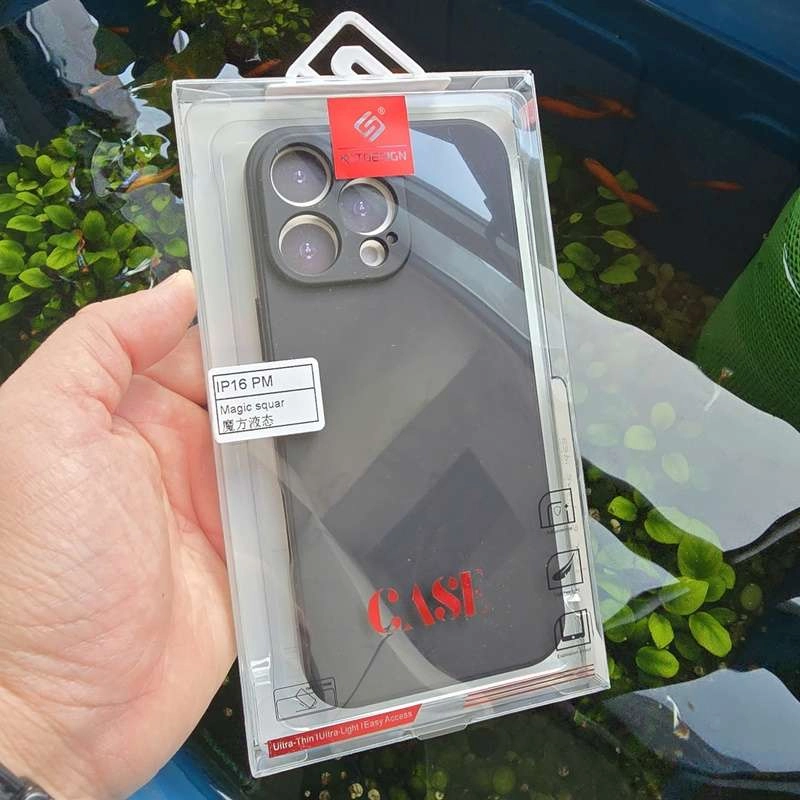 Ốp lưng dẻo màu đen hiệu KST DESIGN cho iPhone 16 Pro Max