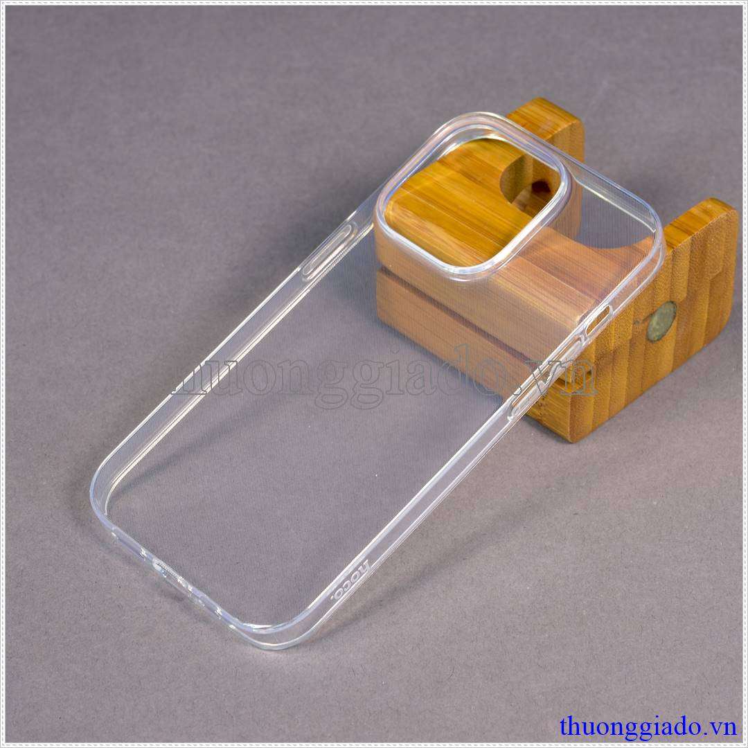 Ốp lưng dẻo iPhone 14 Pro màu trong suốt hiệu HOCO
